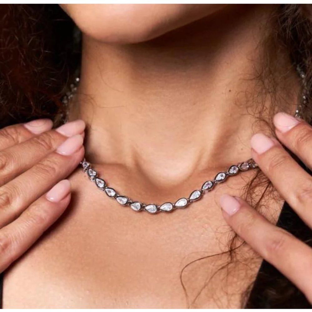 Lili Claspe Piper Tennis Necklace